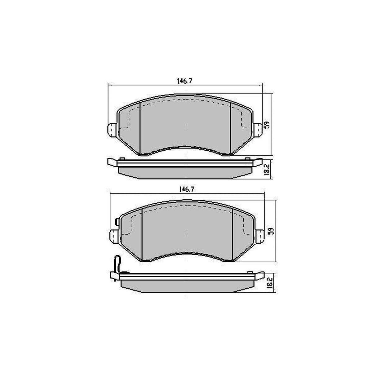 RDA GP Max Brake Pad Set Front RDB1979