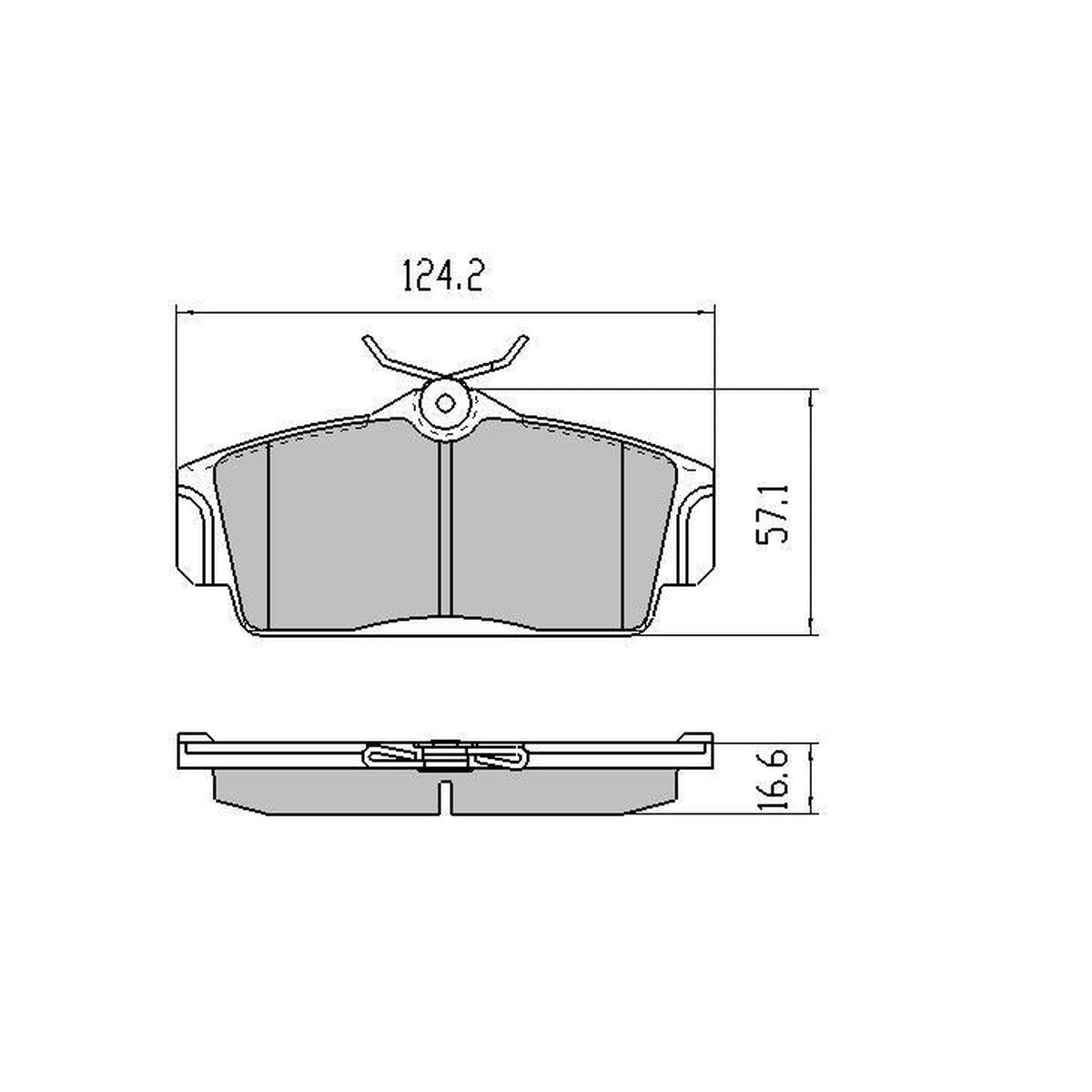 RDA GP Max Brake Pad Set Front RDB1980