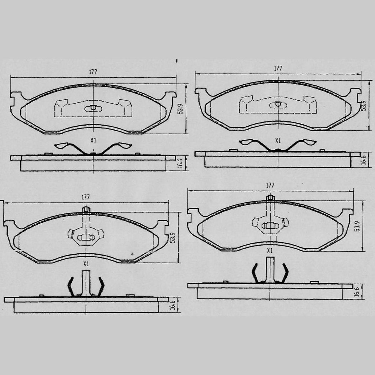 RDA GP Max Brake Pad Set Front RDB1983