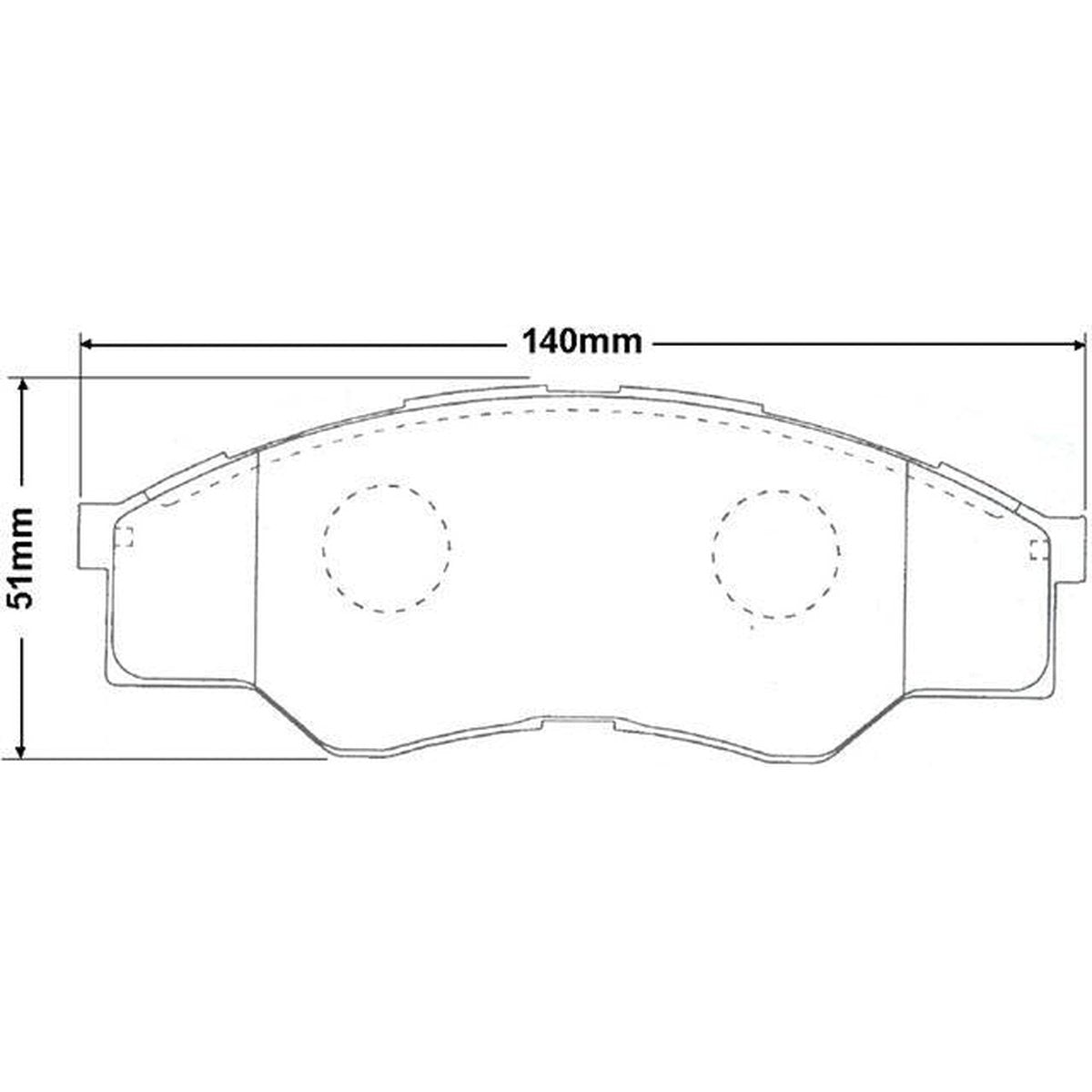 RDA Phantom Ceramic Brake Pad Set Front RDC1985