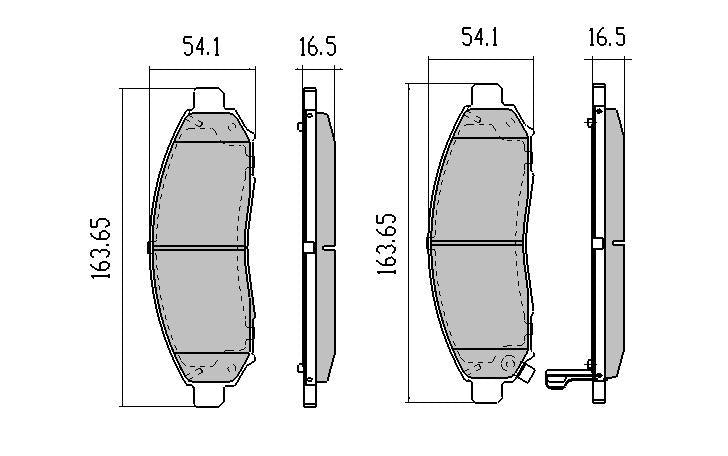 RDA GP Max Brake Pad Set Front RDB1989