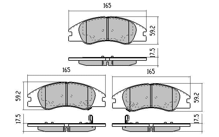 RDA GP Max Brake Pad Set Front RDB1993