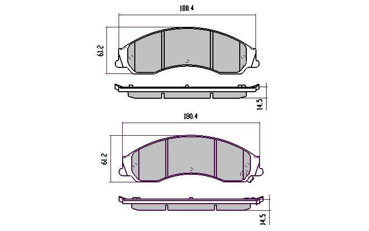 RDA GP Max Brake Pad Set Front RDB1995