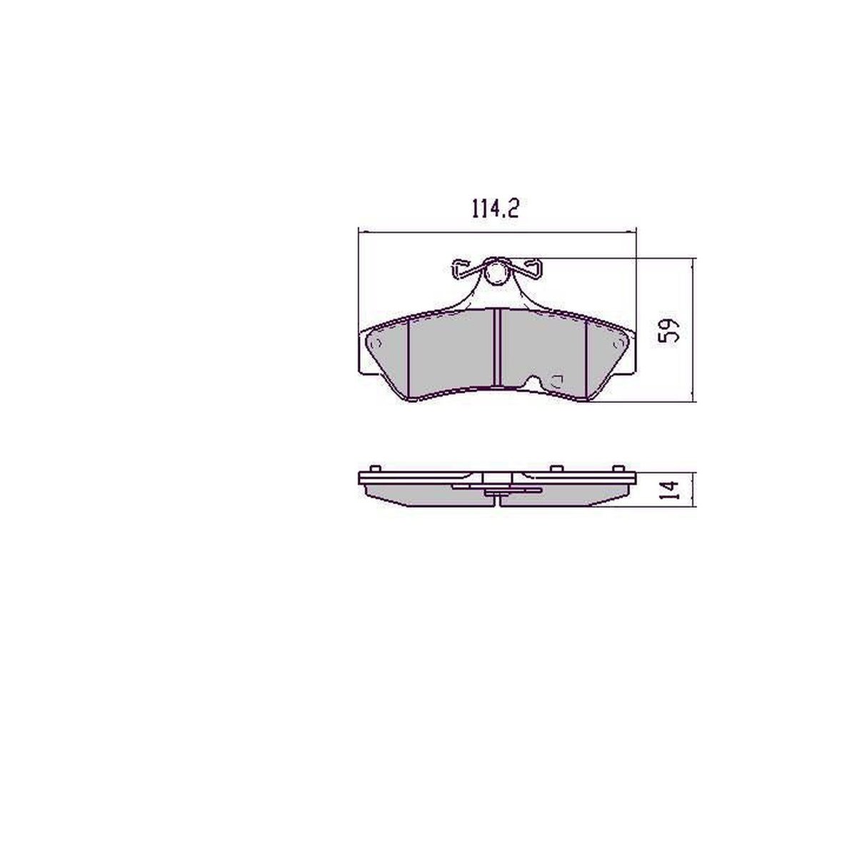 RDA GP Max Brake Pad Set Rear RDB1996