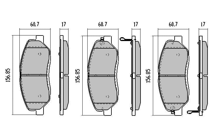 RDA GP Max Brake Pad Set Front RDB2005