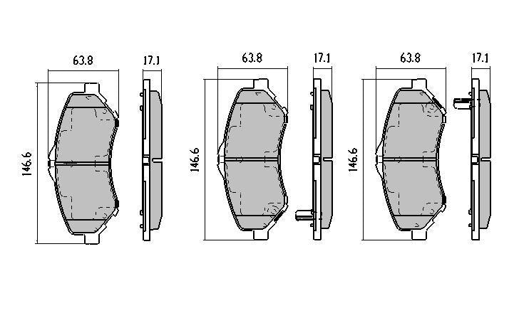 RDA Phantom Ceramic Brake Pad Set Front RDC2008
