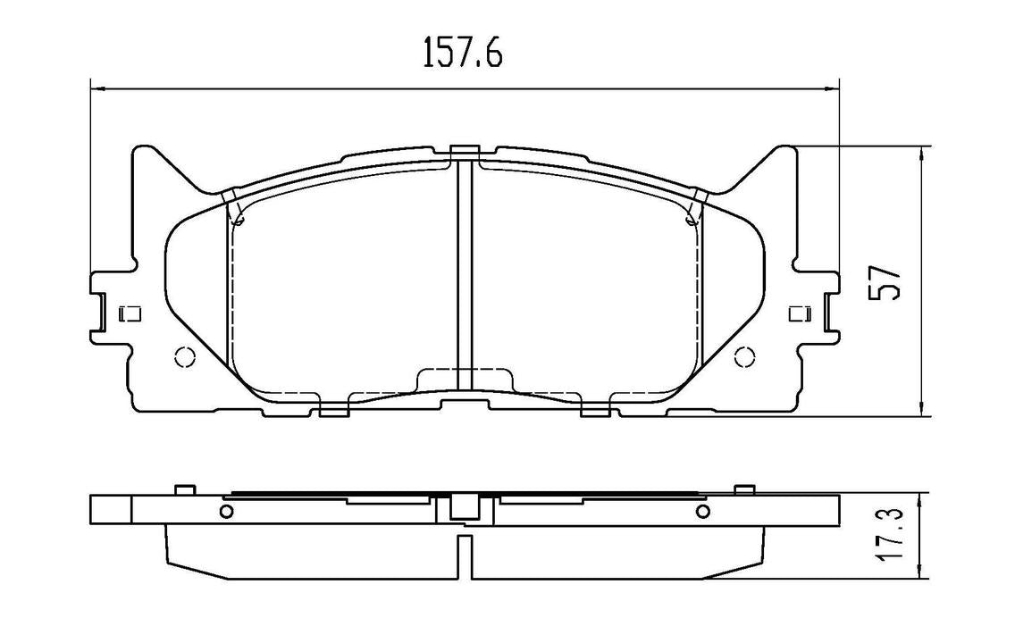 RDA Phantom Ceramic Brake Pad Set Front RDC2061