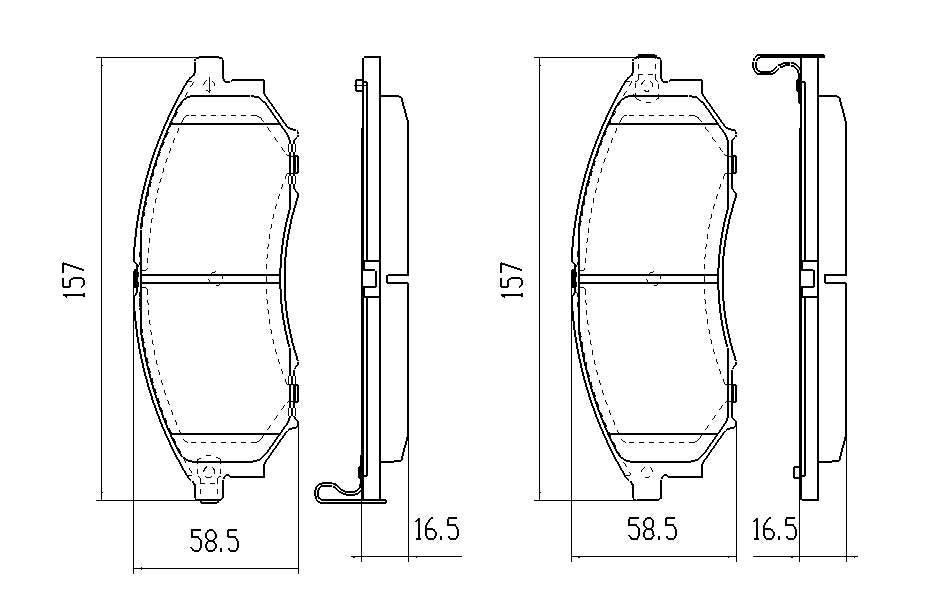 RDA GP Max Brake Pad Set Front RDB2062