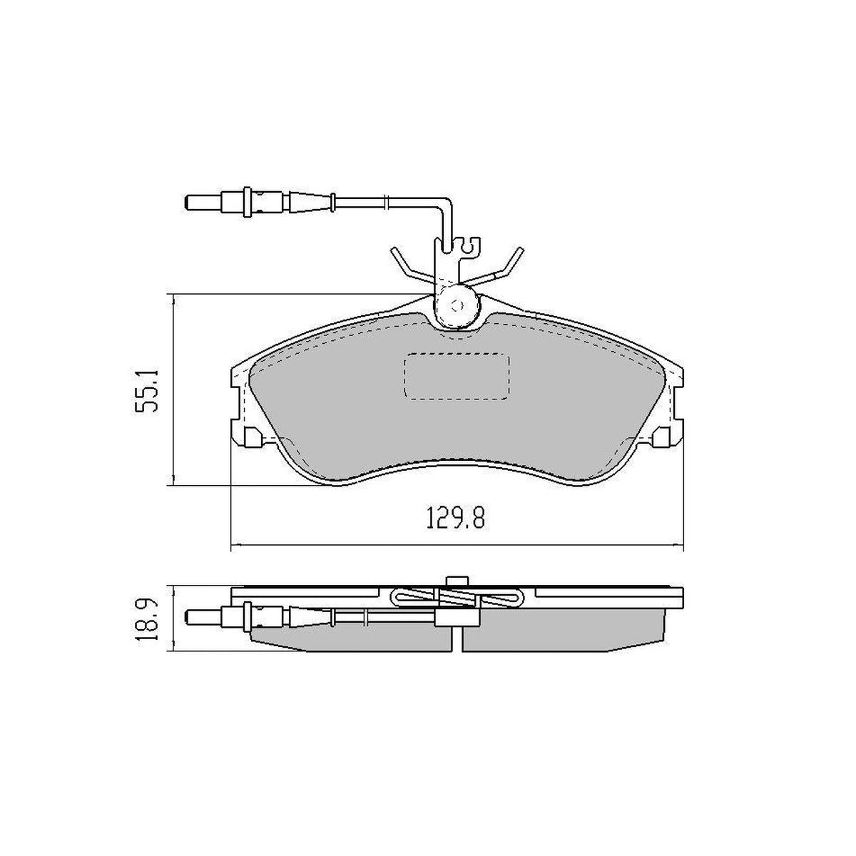 RDA GP Max Brake Pad Set Front RDB2066