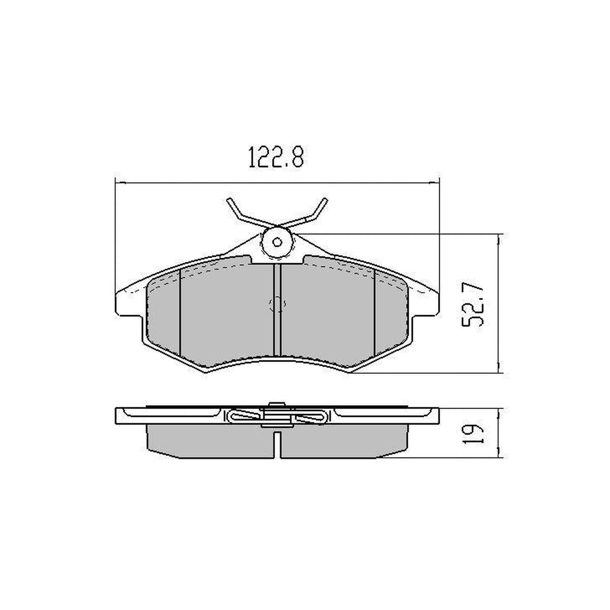 RDA GP Max Brake Pad Set Front RDB2108
