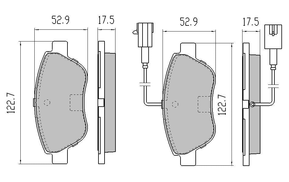 RDA Phantom Ceramic Brake Pad Set Front RDC2112