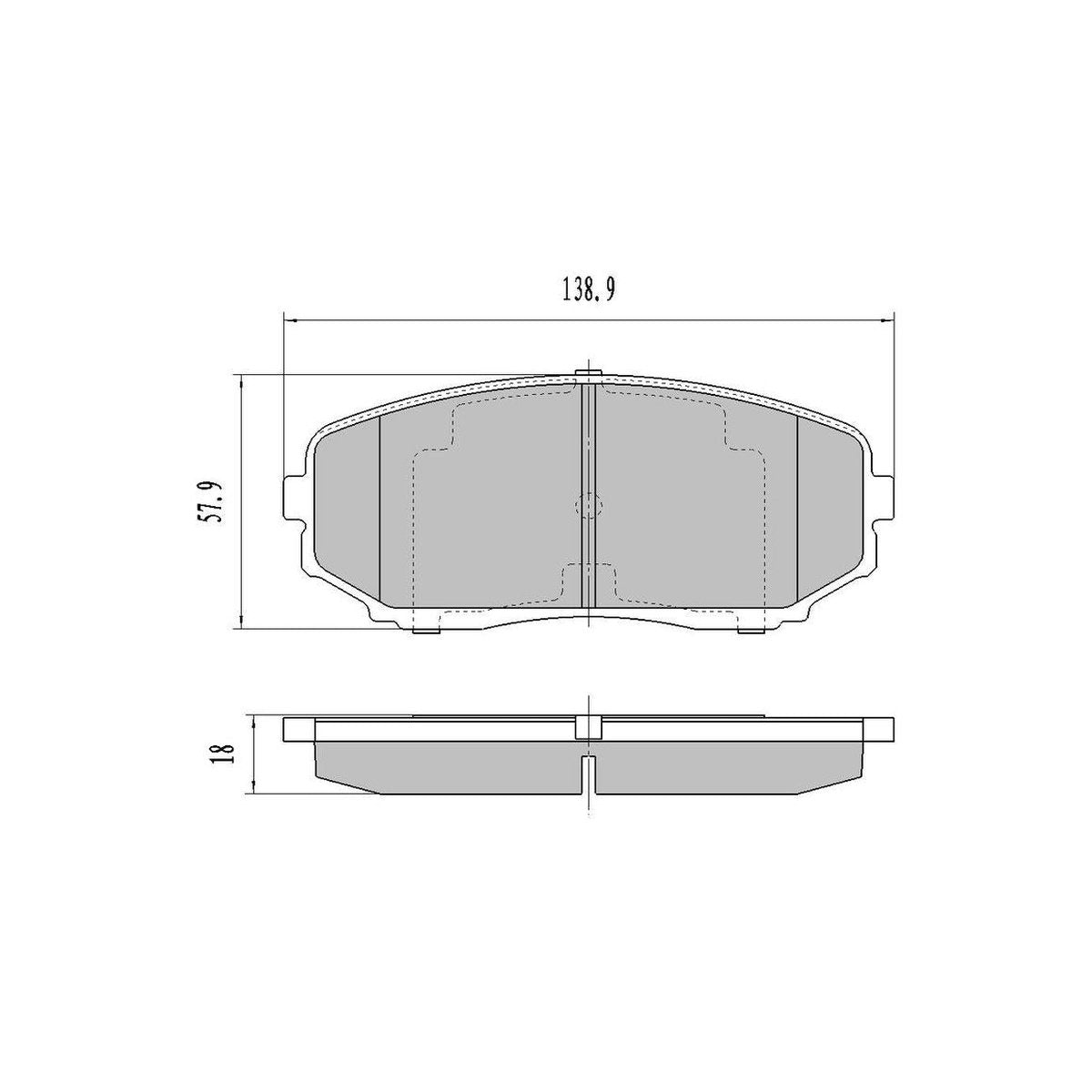RDA Phantom Ceramic Brake Pad Set Front RDC2116