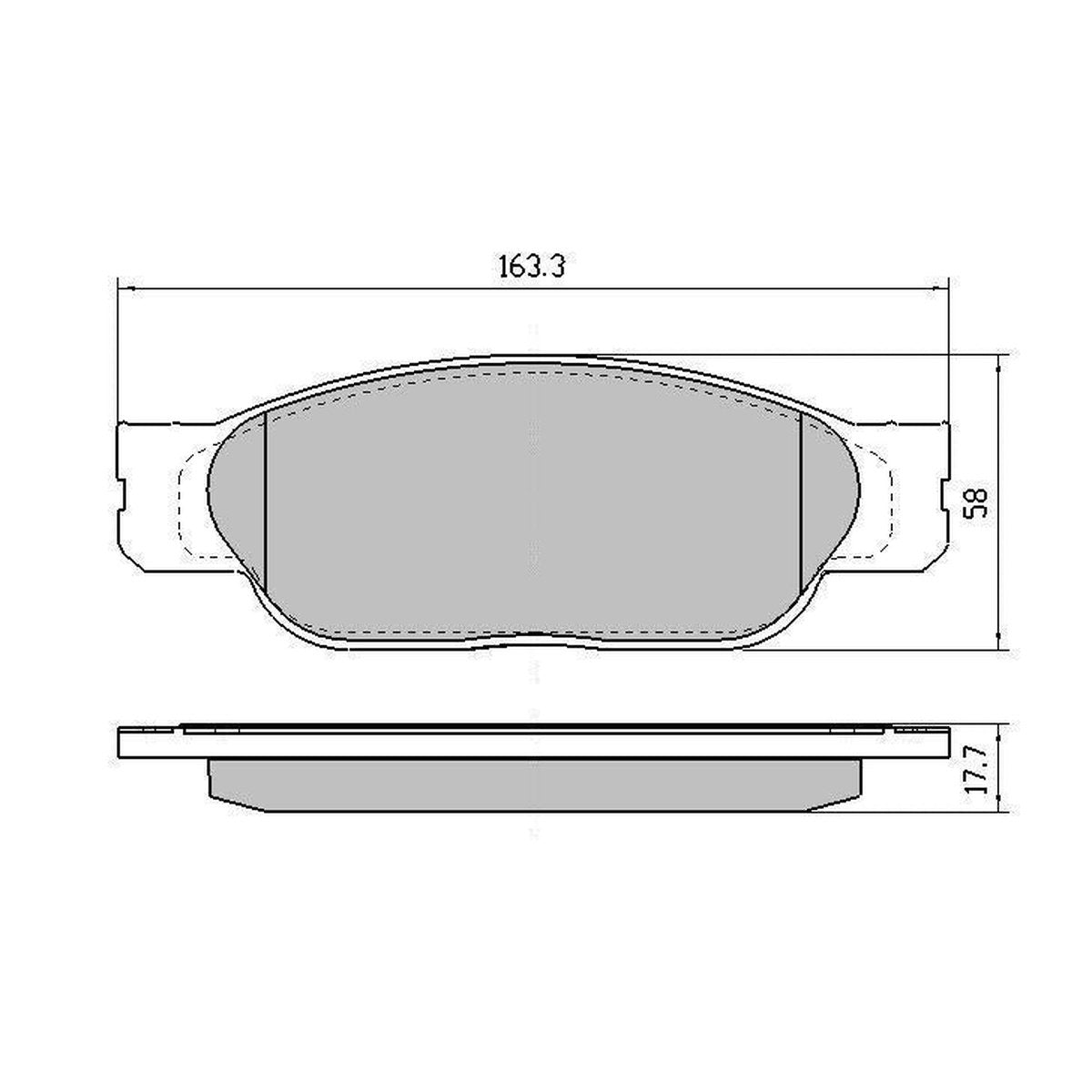 RDA GP Max Brake Pad Set Front RDB2121