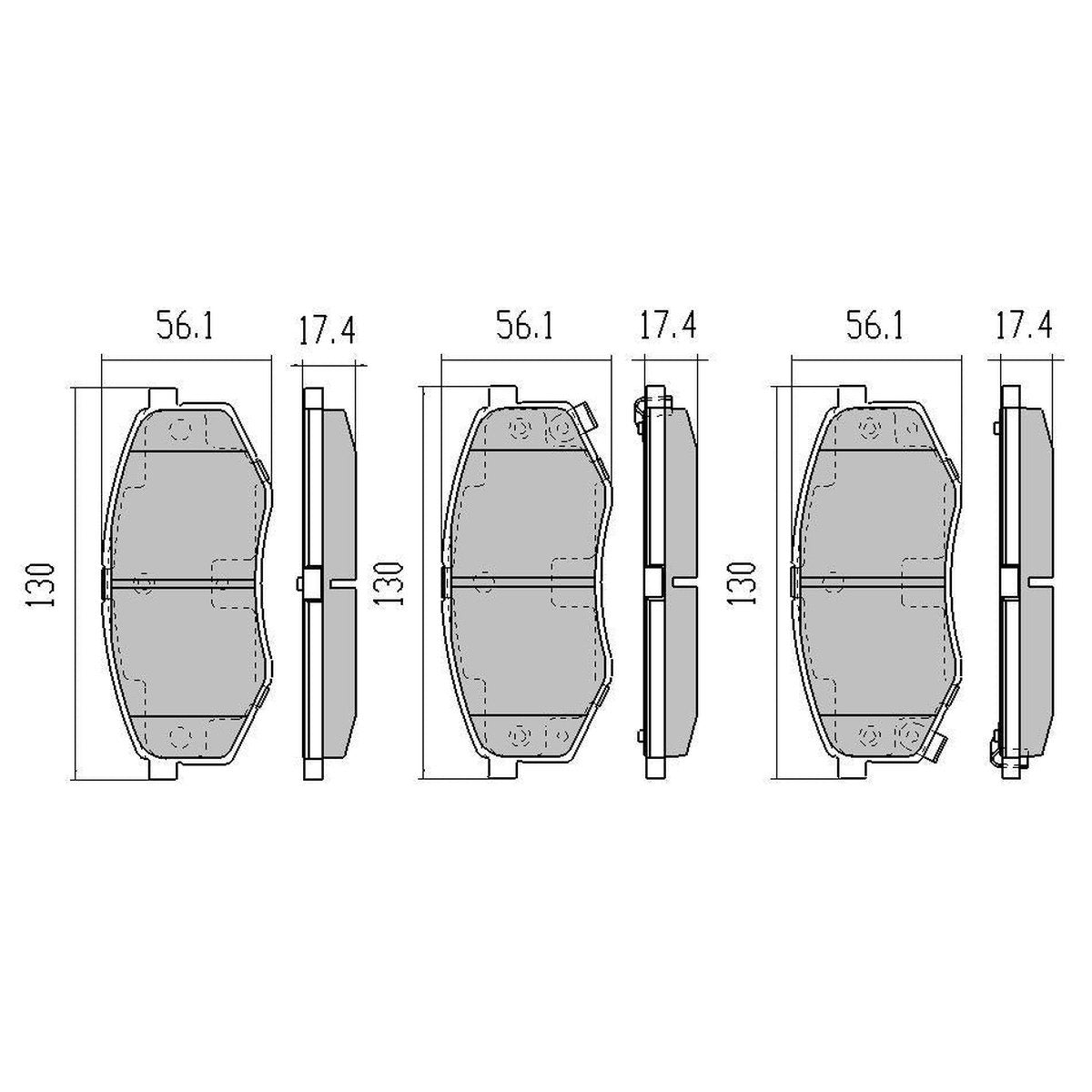 RDA Phantom Ceramic Brake Pad Set Front RDC2169