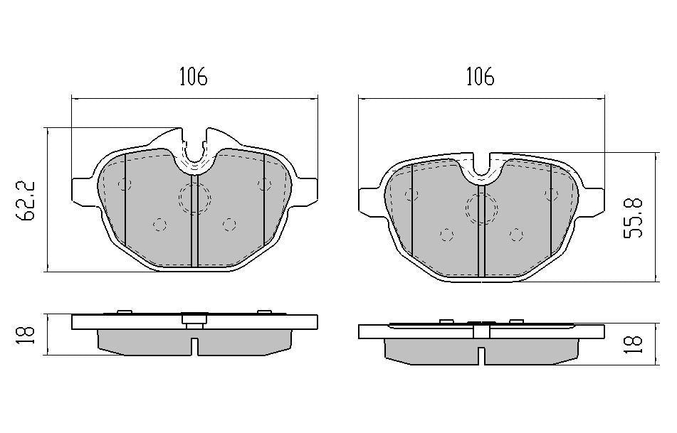 RDA GP Max Brake Pad Set Rear RDB2179