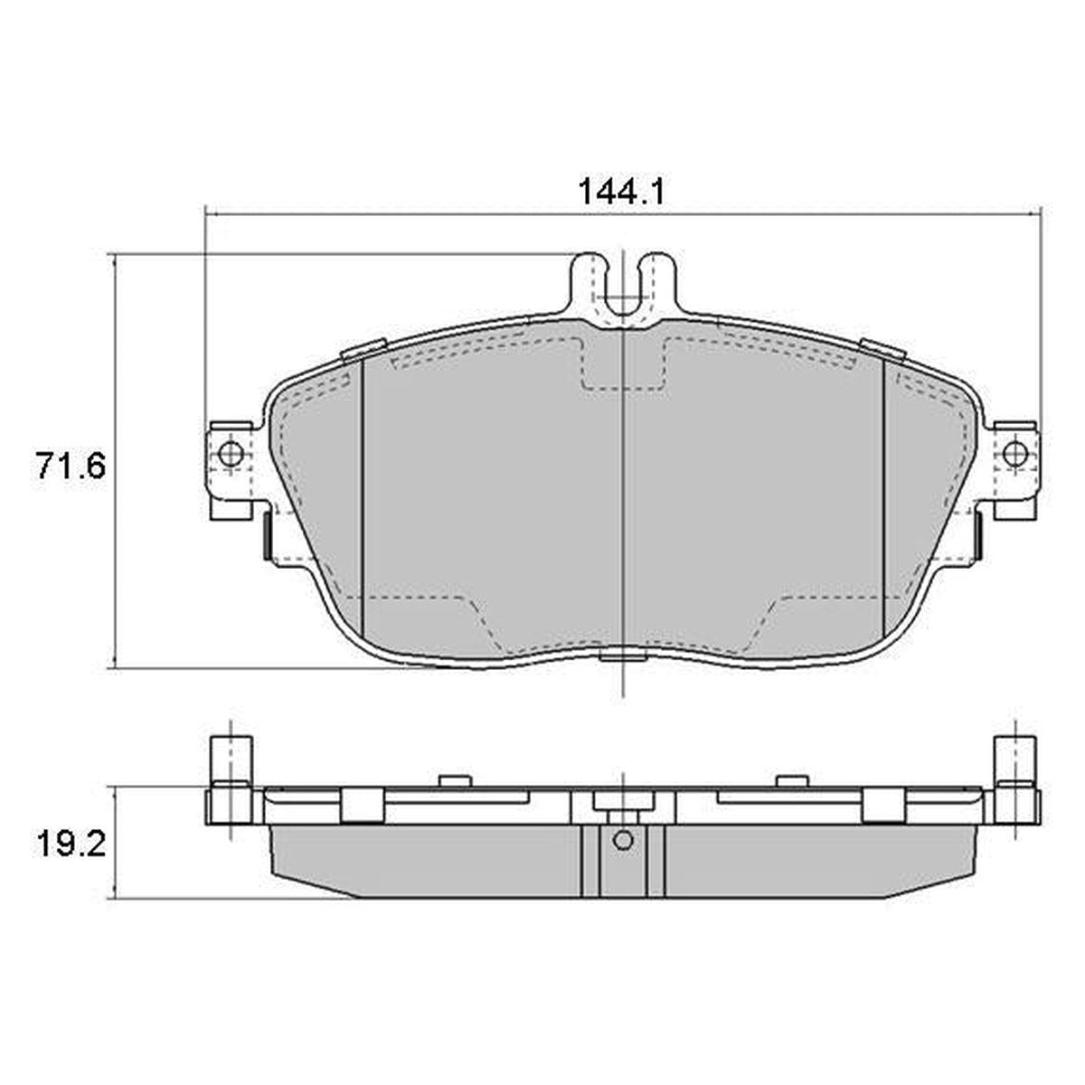 RDA Phantom Ceramic Brake Pad Set Front RDC2229
