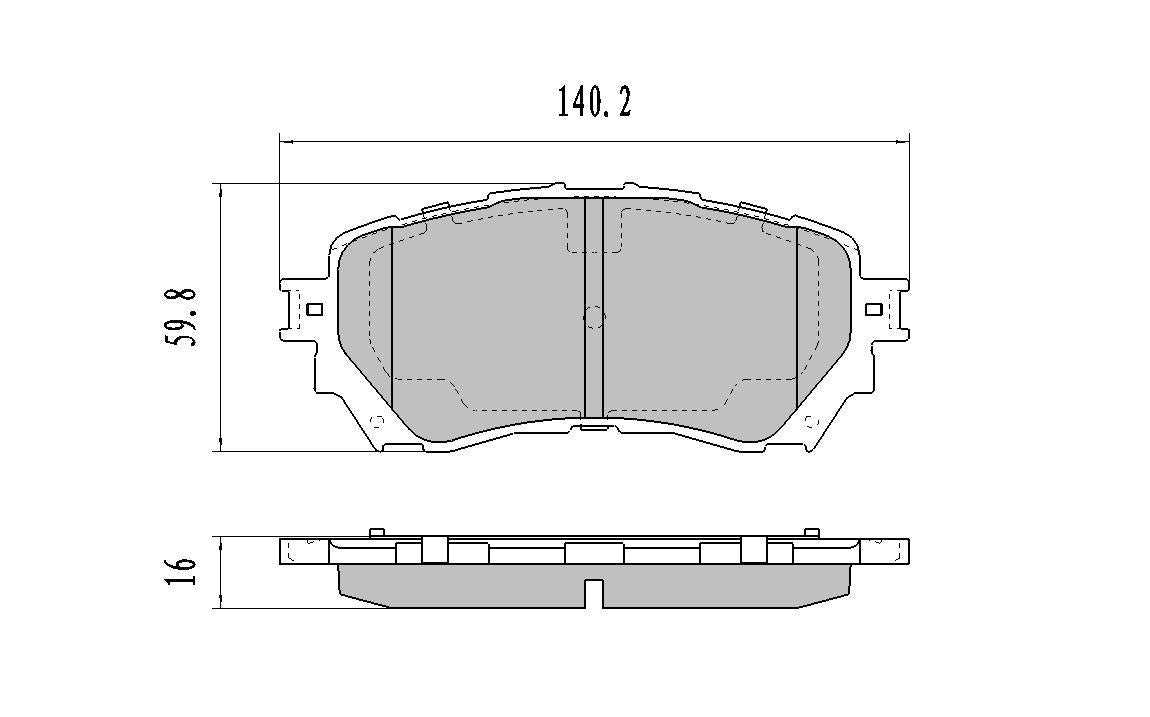RDA GP Max Brake Pad Set Front RDB2230