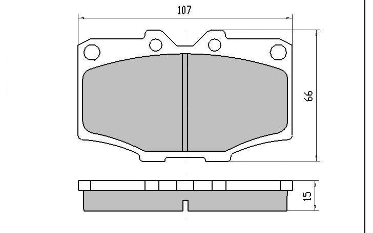 RDA GP Max Brake Pad Set Front RDB288