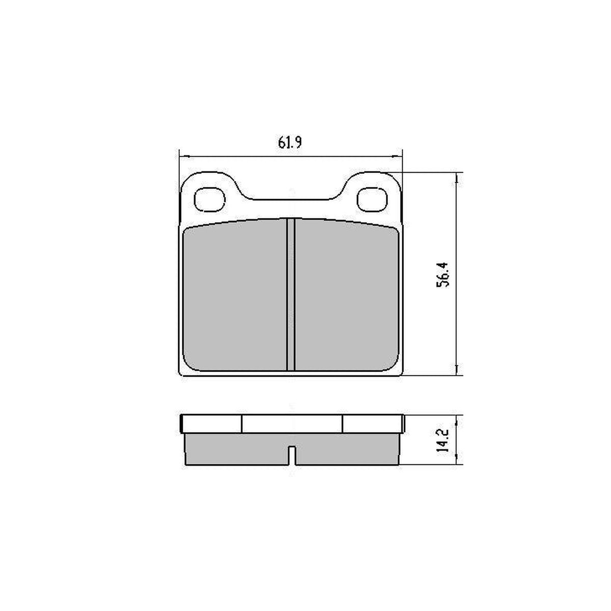 RDA GP Max Brake Pad Set RDB2