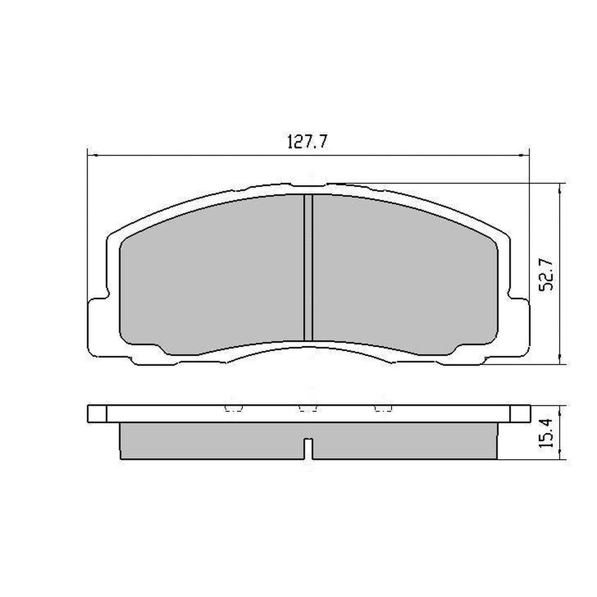 RDA GP Max Brake Pad Set Front RDB319