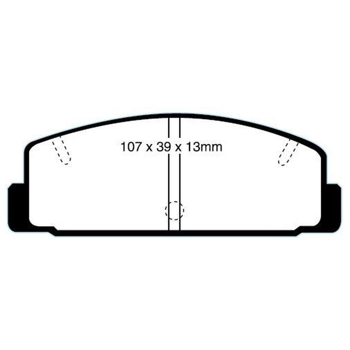 RDA GP Max Brake Pad Set Rear RDB417