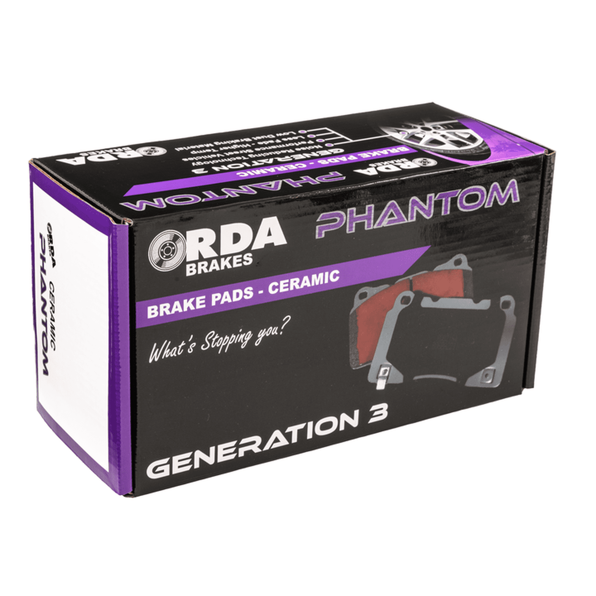 RDA Phantom Ceramic Brake Pad Set Front RDC321
