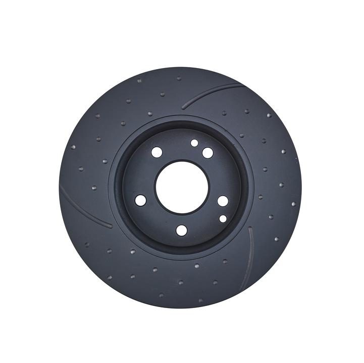 RDA Slotted And Dimpled Brake Rotor Pair 300mm Front RDA288D