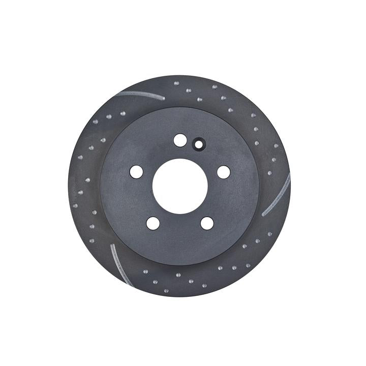 RDA Slotted And Dimpled Brake Rotor Pair 285mm Rear RDA7287D