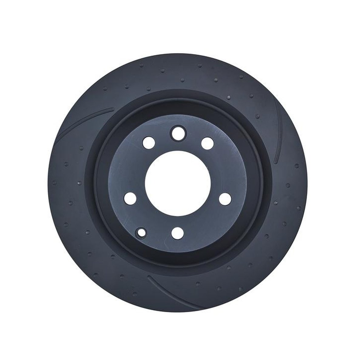 RDA Slotted And Dimpled Brake Rotor Pair 358mm Rear RDA8029D