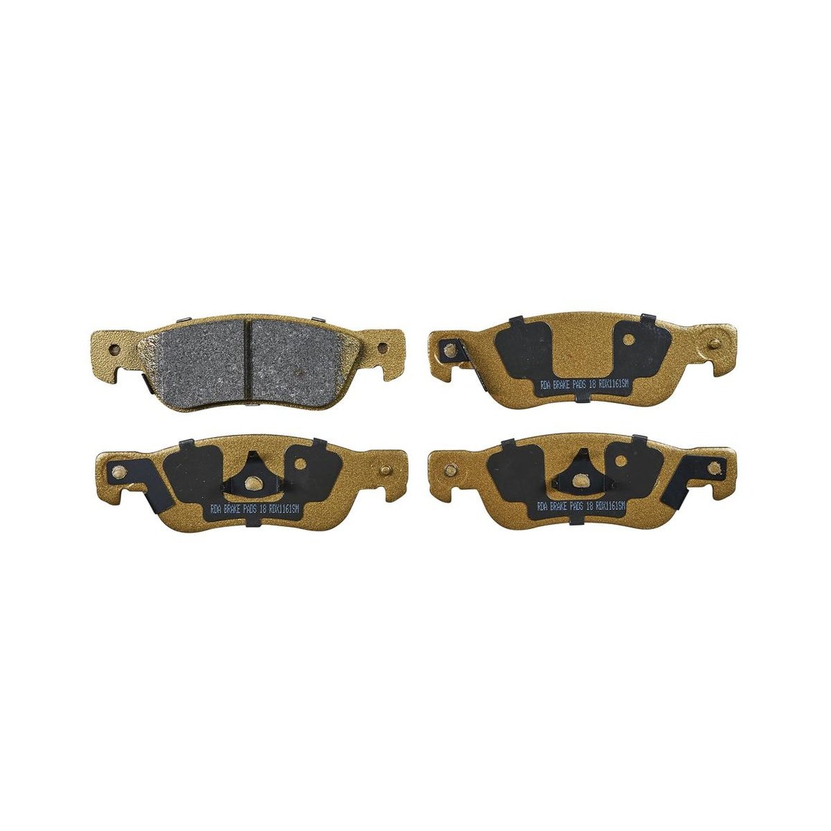 RDA Brakes Extreme Brake Pad Set Rear RDX1161SM