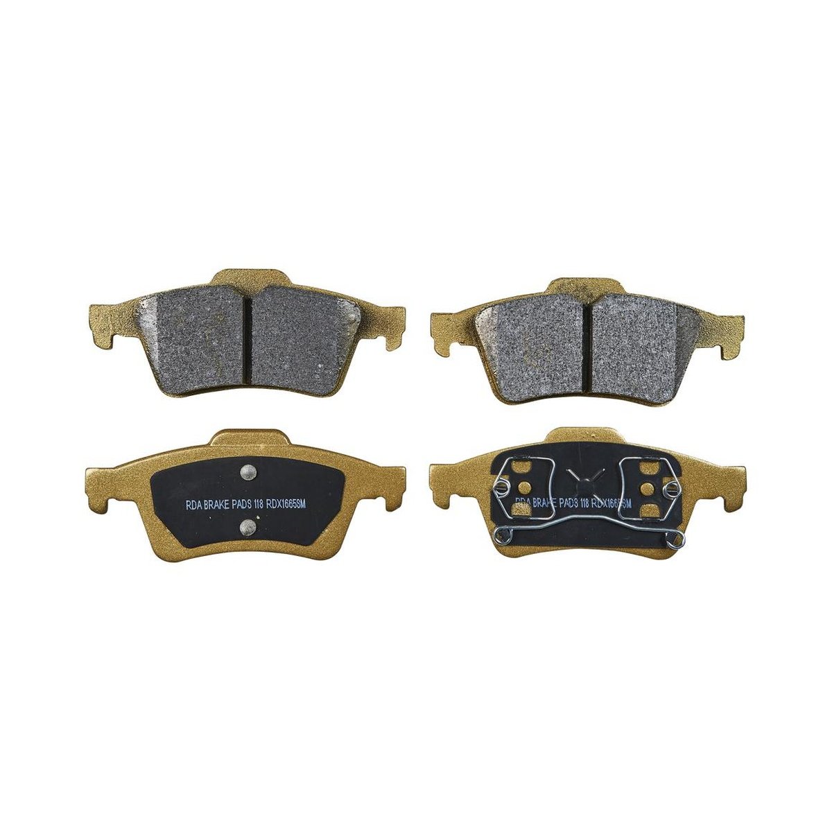 RDA Brakes Extreme Brake Pad Set Rear RDX1665SM