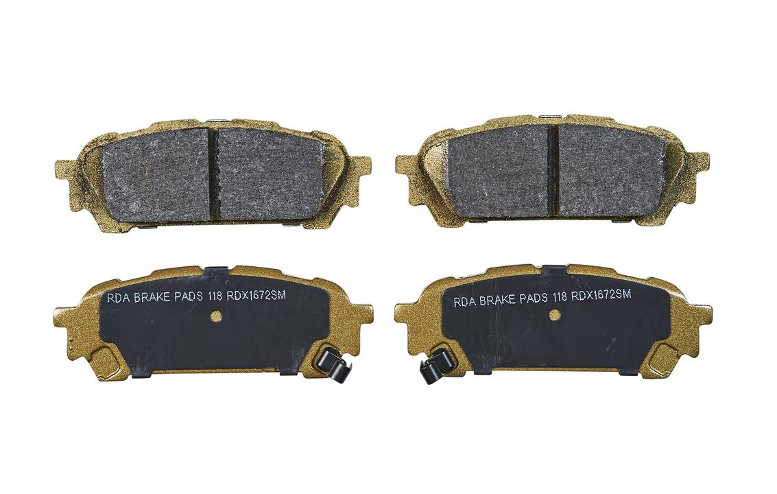 RDA Brakes Extreme Brake Pad Set Rear RDX1672SM