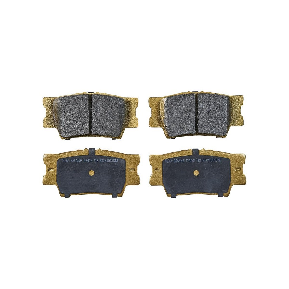 RDA Brakes Extreme Brake Pad Set Rear RDX1931SM