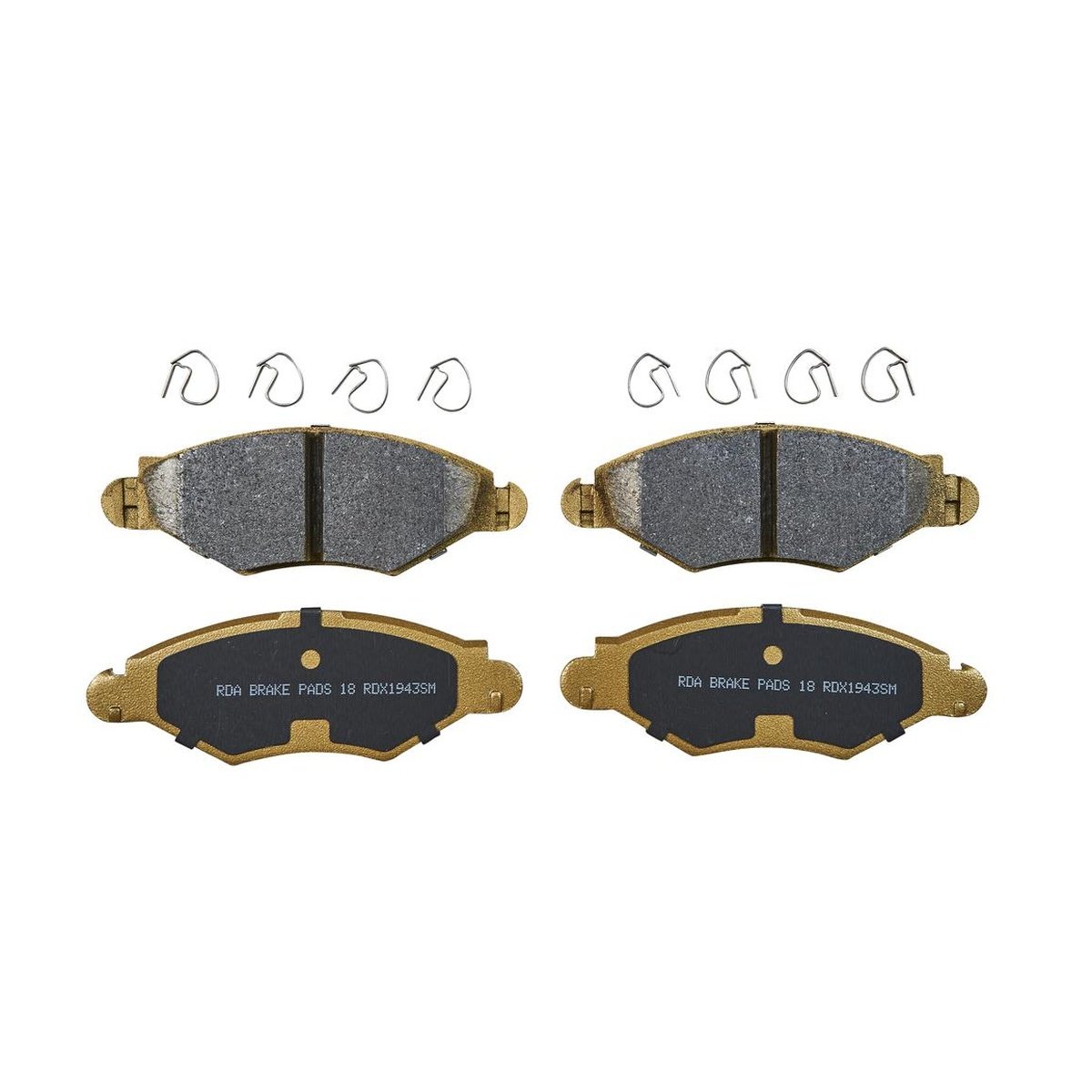 RDA Brakes Extreme Brake Pad Set Front RDX1943SM
