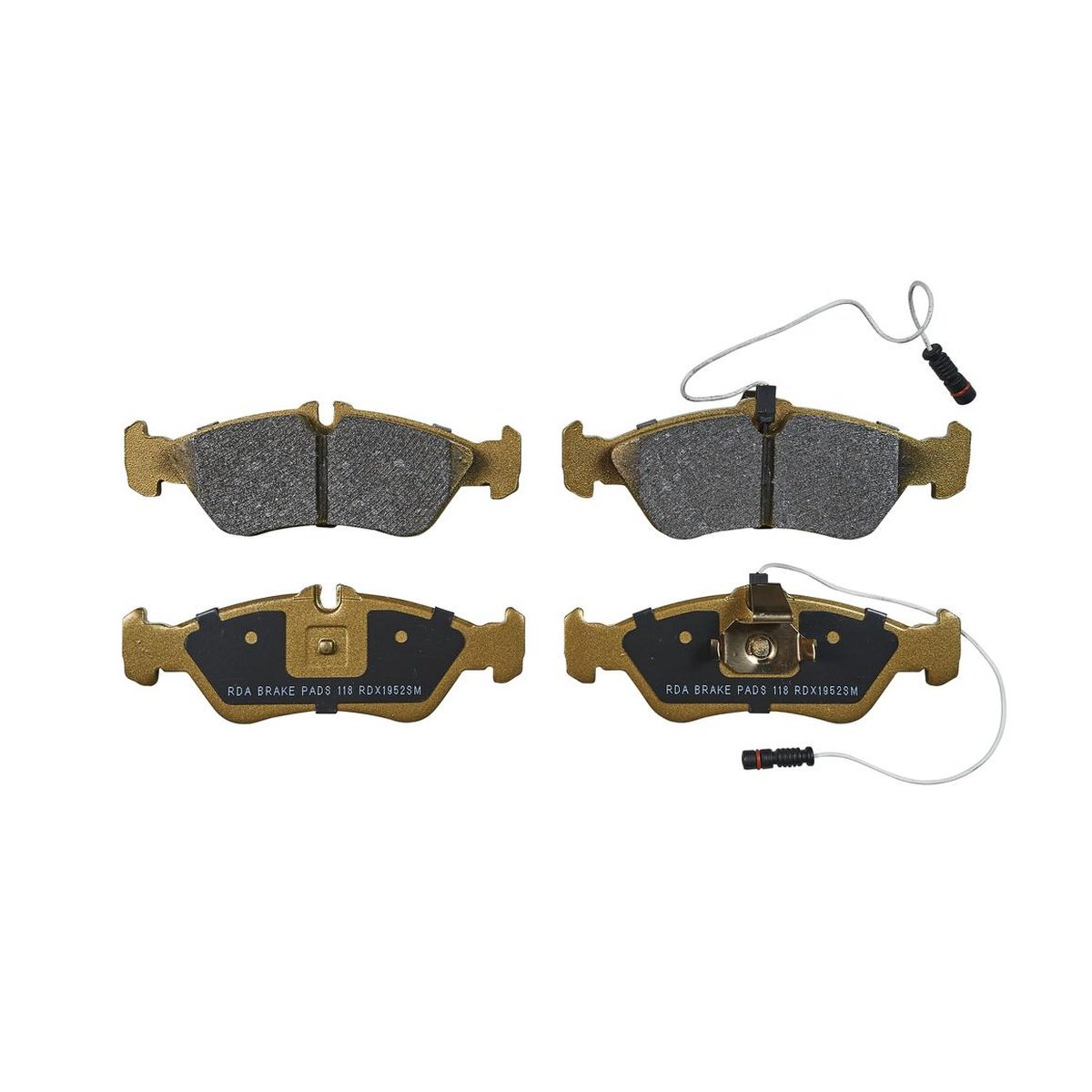 RDA Brakes Extreme Brake Pad Set Rear RDX1952SM