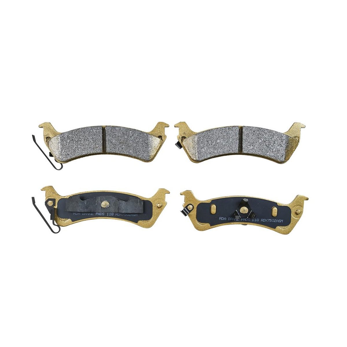 RDA Brakes Extreme Brake Pad Set Rear RDX7502ASM