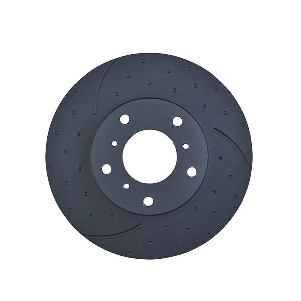 RDA Slotted And Dimpled Brake Rotor Pair Front RDA40D