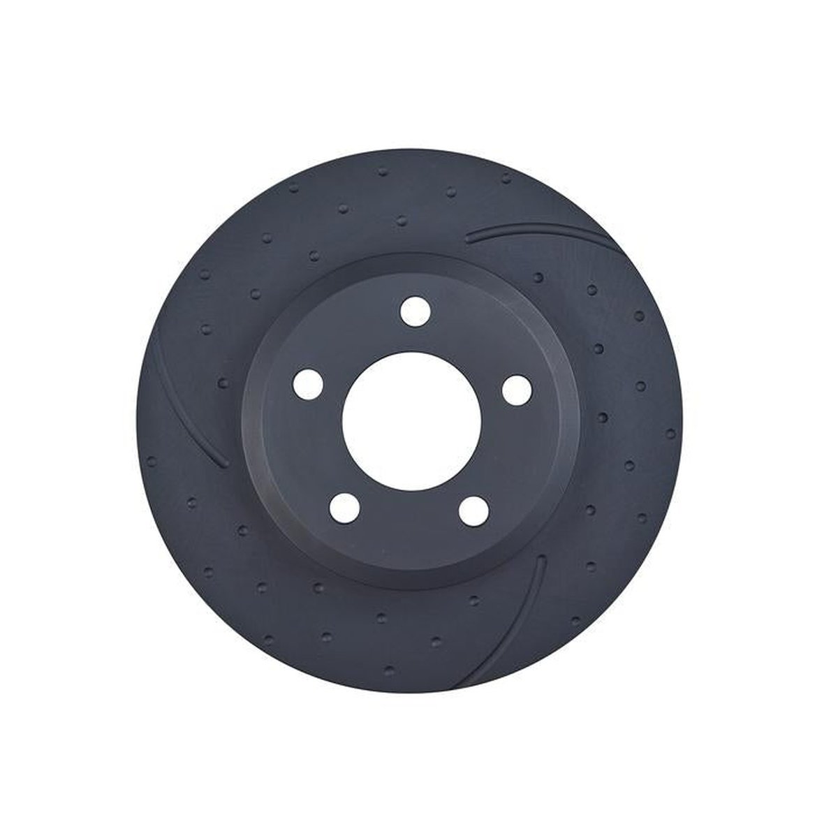 RDA Slotted And Dimpled Brake Rotor Pair 298mm Front RDA504D