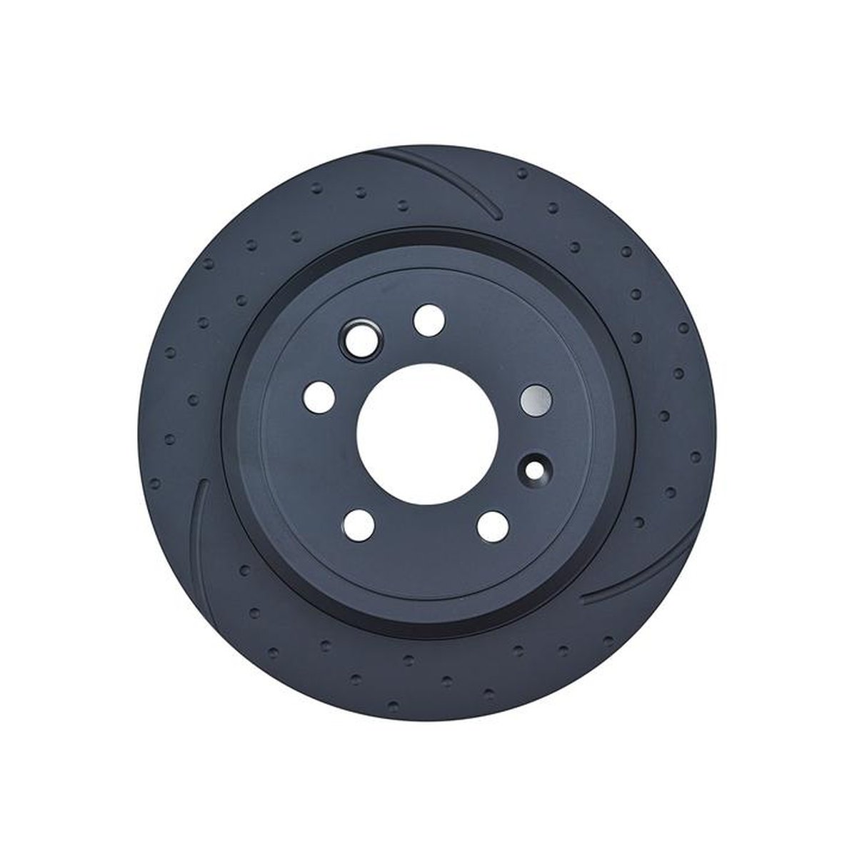 RDA Slotted And Dimpled Brake Rotor Pair 303mm Rear RDA505D