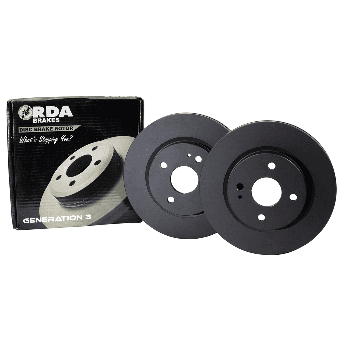 RDA OE Replacement Brake Rotor Pair 244mm Front RDA326