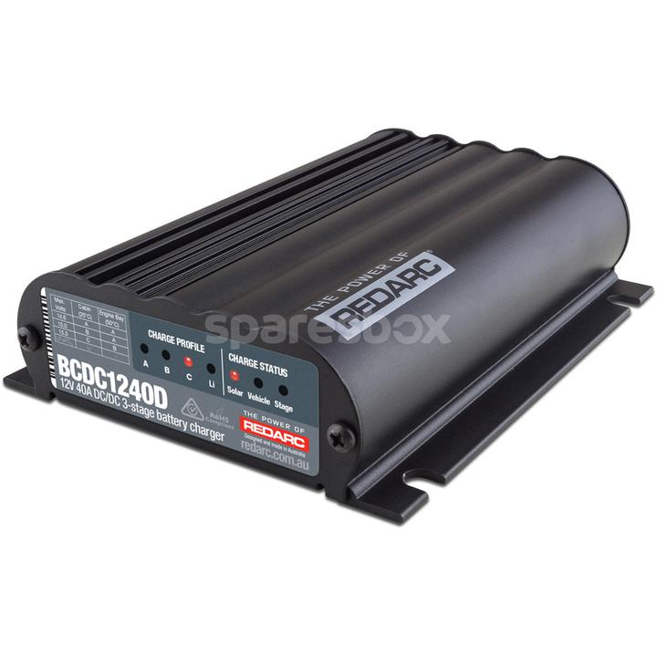 REDARC Battery Charger 12V 40A 3 Stage Auto BCDC1240D