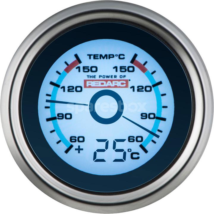 REDARC Digital Dual Temperature Gauge G52-TTT