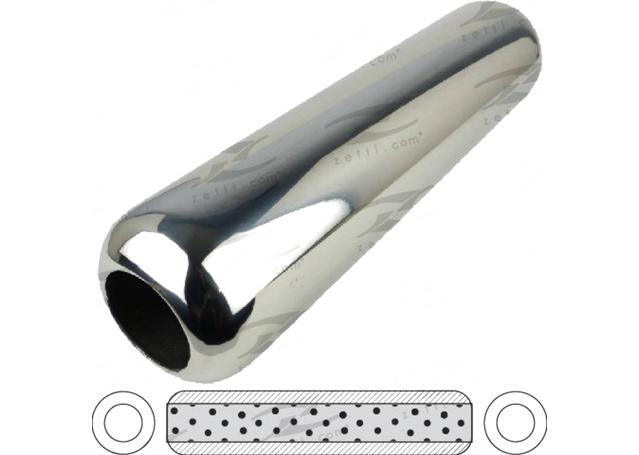 Redback Hotdog Muffler 15" x 3" Perforated S/S HD15300PSS
