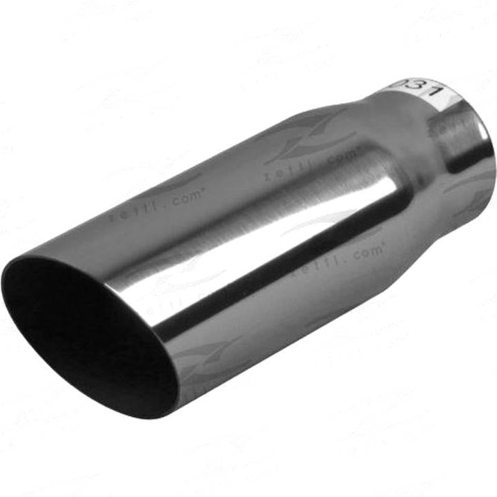 Redback Exhaust Tip SS Angle Cut 50x75x200mm