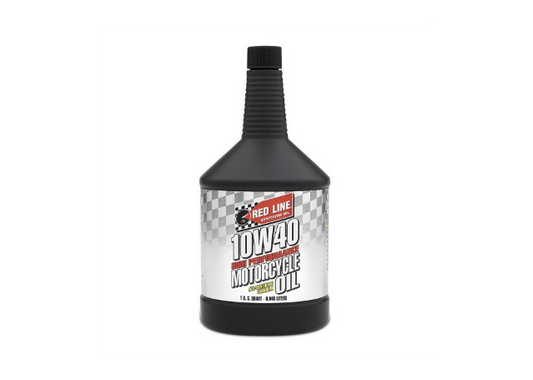 Red Line Motorcycle 10W40 Engine Oil 946mL 42404
