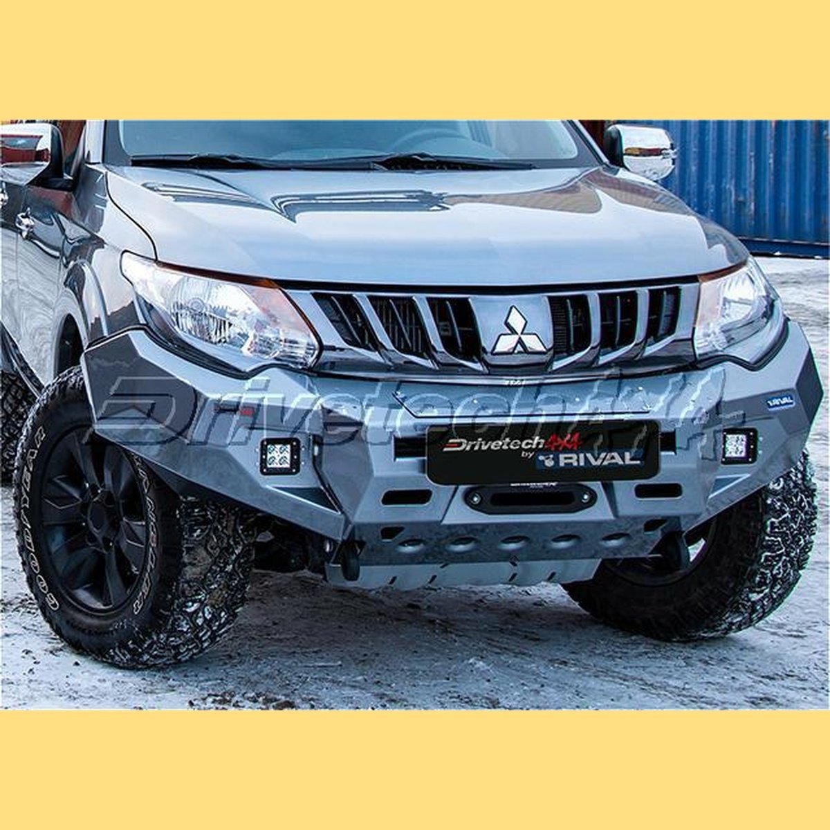 Drivetech 4x4 by RIVAL Aluminium Bumper fits Triton MQ DT-2D40011B