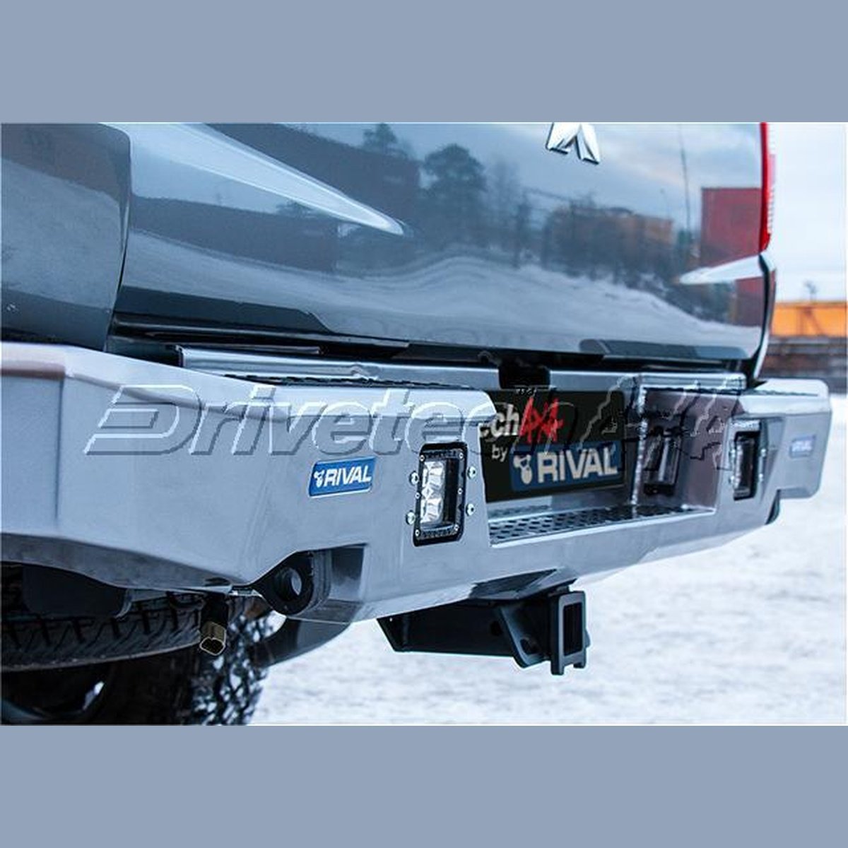 Drivetech 4x4 by RIVAL Aluminium Rear Bar fits Triton MQ DT-2D40031