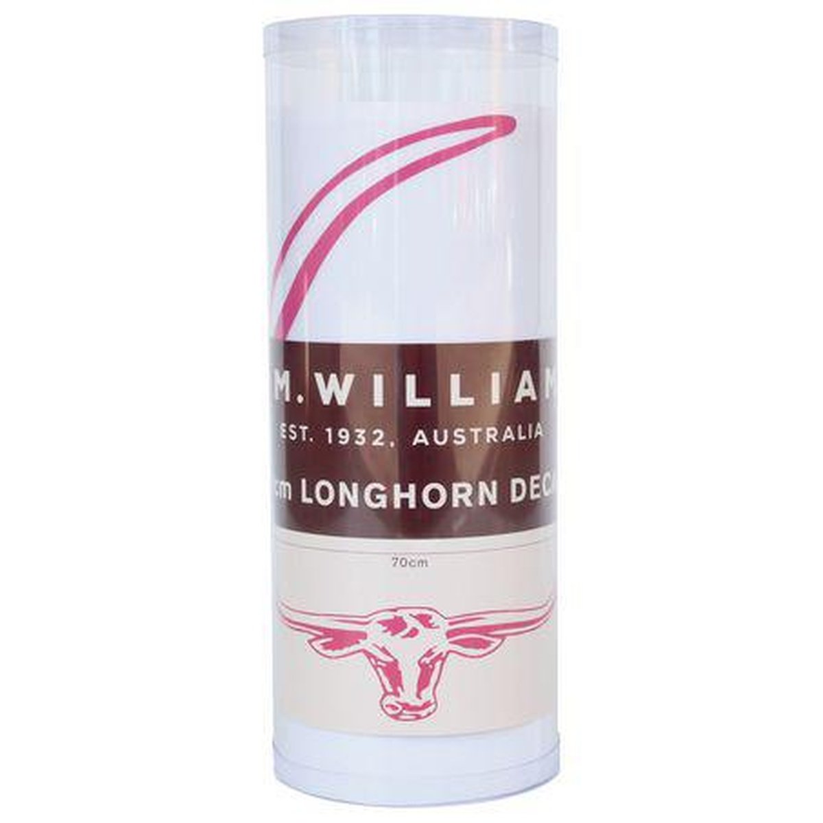 R.M. Williams Longhorn Decal 70cm Sticker Pink STRMWCPNK