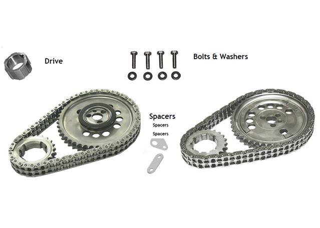 Rollmaster Timing Chain Set Double w/ Bearing (3 Bolt,4 Sensor) fits L98 CS10020