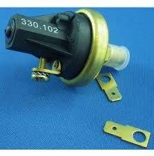 VDO Pressure Switch Brass 2-Term N/O 1.1-3psi 1/8in.-27NPTF 330.102